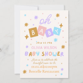 Sweet Beginnings Baby Shower Collection Invitation 招待状