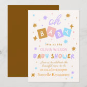 Sweet Beginnings Baby Shower Collection Invitation 招待状 (正面/裏面)