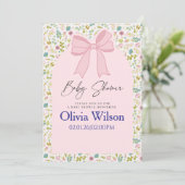 Sweet Beginnings Baby Shower Invitation 招待状 (スタンド正面)