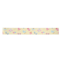 Sweet Beginnings Baby Wrapping Paper –Matte Finish サテンリボン