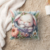 Sweet Beginnings Keepsake Personalized Pillow クッション (ブランケット)