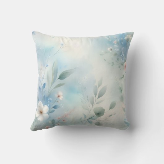 Sweet Beginnings Keepsake Personalized Pillow クッション (裏面)