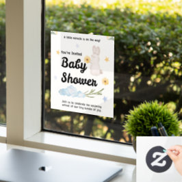 Sweet Beginnings: Minimalist Baby Shower ウィンドウサイン