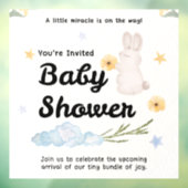 Sweet Beginnings: Minimalist Baby Shower ウィンドウサイン (シート3)