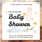 Sweet Beginnings: Minimalist Baby Shower ウィンドウサイン (シート2)