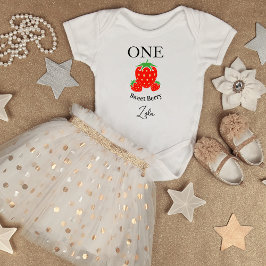 Sweet Berry Baby Bodysuit  1st Birthday ベビーボディスーツ