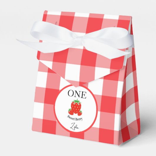 Sweet Berry Favor Box Birthday Party フェイバーボックス (正面サイド)