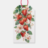 Sweet Berry in Love Strawberry Bridal Shower ギフトタグ (裏面)