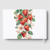 Sweet Berry in Love Strawberry Bridal Shower ゲストブック (裏面)