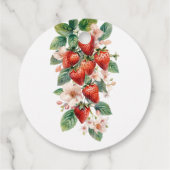 Sweet Berry in Love Strawberry Bridal Shower フェイバータグ (裏面)