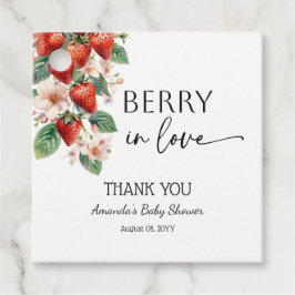 Sweet Berry in Love Strawberry Bridal Shower フェイバータグ