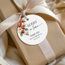 Sweet Berry in Love Strawberry Bridal Shower フェイバータグ