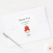 Sweet Berry Stickers Kids Birthday Party ラウンドシール (封筒)