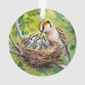 Sweet bird nest painting オーナメント (裏面)