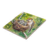 Sweet bird nest painting タイル (側面)