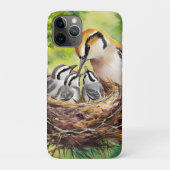 Sweet bird nest painting Case-Mate iPhoneケース (裏)
