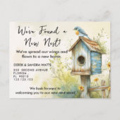 Sweet Birdhouse 新居お知らせポストカード 案内ポストカード (正面)