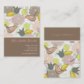 Sweet Birds & お洒落 Garden Profile Card(Sweet Birds 名刺 (正面/裏面)