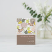 Sweet Birds & お洒落 Garden Profile Card(Sweet Birds 名刺 (スタンド正面)