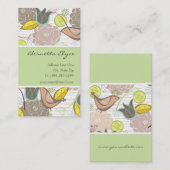 Sweet Birds & お洒落 Garden Profile Card(Sweet Birds  名刺 (正面/裏面)