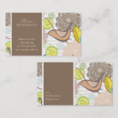 Sweet Birds & お洒落 Garden Profile Card(Sweet Birds  名刺 (正面/裏面)