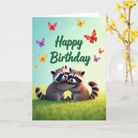 Sweet Birthday Creature カード (黄色い花)