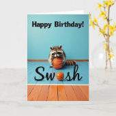 Sweet Birthday Painted Card カード (黄色い花)