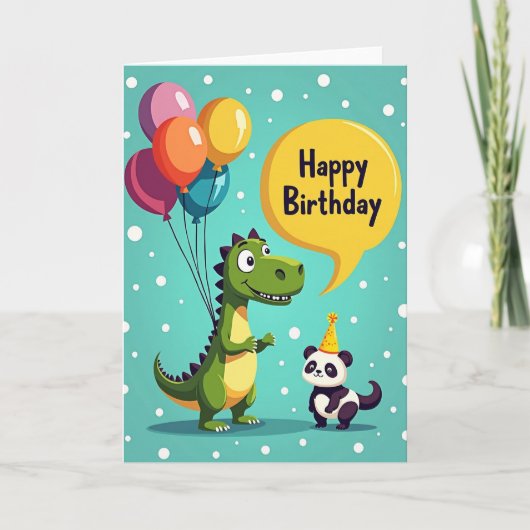 Sweet Birthday Pals カード (正面)