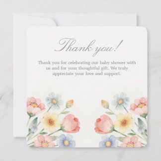 Sweet Bloom Thank you card サンキューカード