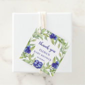Sweet Blueberries Baby Shower Thank You フェイバータグ (インサイチュ)