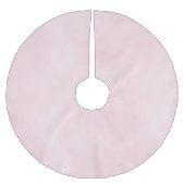 Sweet Blush Pink Christmas ブラッシュドポリエステルツリースカート (正面)