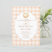 Sweet Bun Baby Shower Invitation 招待状 (スタンド正面)