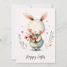 Sweet Bunny & Blooms – Easter Joy カード