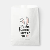 Sweet Bunny Ears Some Bunny Loves You Easter フェイバーバッグ (正面)