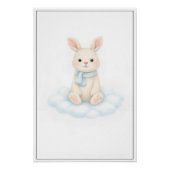 Sweet Bunny Illustration – Premium Nursery Wall Ar ポスター (正面)