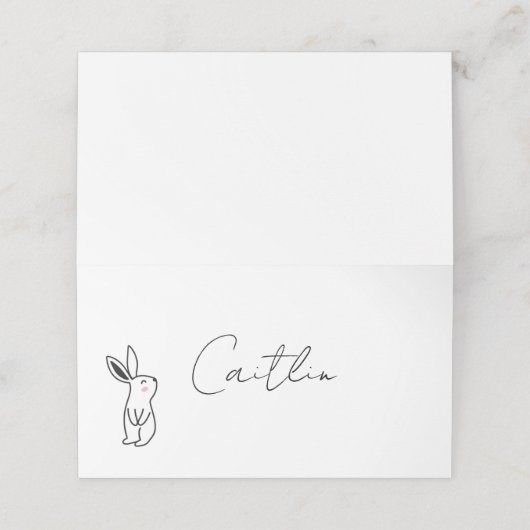 Sweet Bunny Place Cards プレイスカード (外部開封)