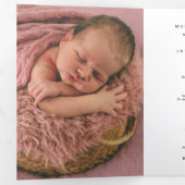 Sweet Bunny "Shining Among Stars" Funeral Program 三つ折りプログラム (内部最初)