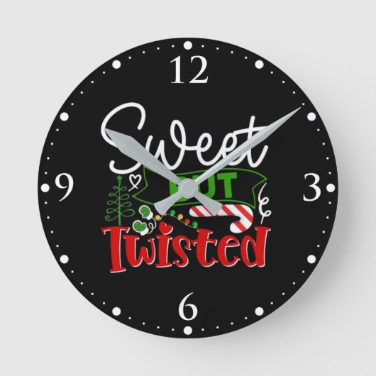 Sweet But Twisted-64601 ラウンド壁時計 (正面)