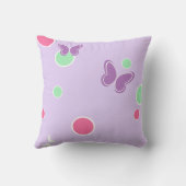 sweet butterflies and polka dots クッション (裏面)