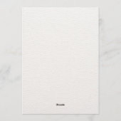 Sweet Cake Birthday Girl Party 招待状 (裏面)