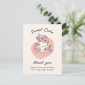 Sweet Cake Watercolor Bakery Insert Card エンクロージャーカード (スタンド正面)