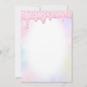 Sweet Candy Birthday Party Invitation 招待状 (裏面)