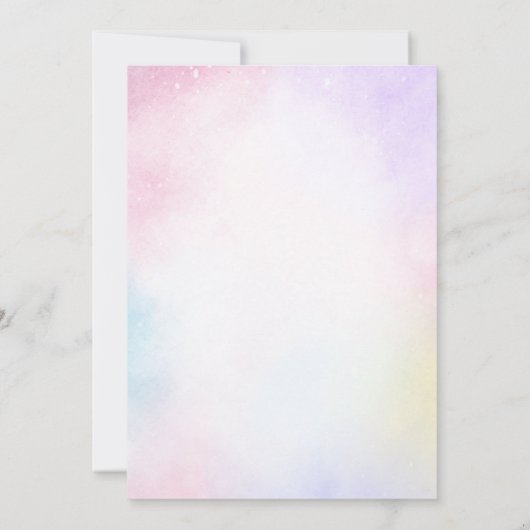 Sweet Candy Birthday Party Invitation 招待状 (裏面)