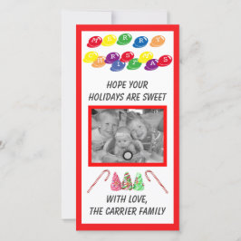Sweet Candy Christmas – フォトカード シーズンカード