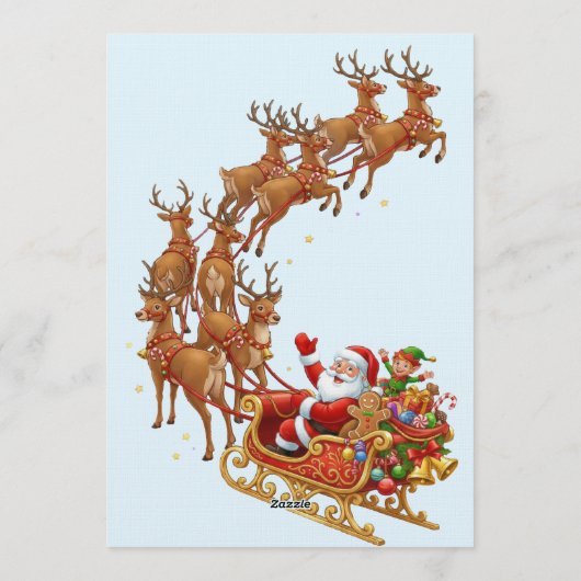 Sweet Candy Christmas Treats  招待状 (裏面)