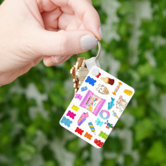 Sweet Candy Collage Acrylic Keychain キーホルダー