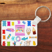 Sweet Candy Collage Acrylic Keychain キーホルダー (正面)