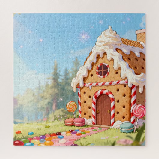 Sweet Candy Cottage Jigsaw Puzzle ジグソーパズル (縦)