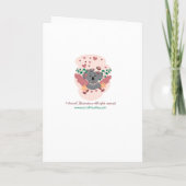 Sweet Cartoon Koalas Mother's Day Card カード (裏面)