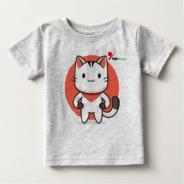 Sweet CatベビーTシャツ – かわいい子ネコデザイン ベビーTシャツ
